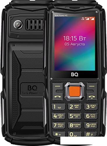 Кнопочный телефон BQ BQ-2410L Tank Power 4G (черный) - фото