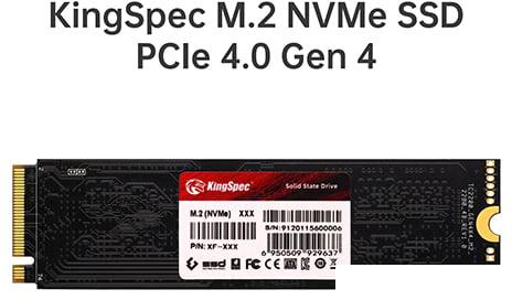 SSD KingSpec PCle 4.0 XF Series 2TB - фото