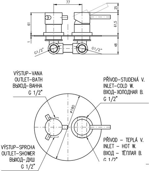 Смеситель Slezak RAV Seina SE986-1KCMAT - фото