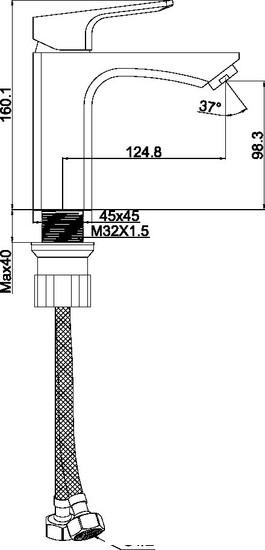 Смеситель Maxonor Pure Life PL1092 - фото