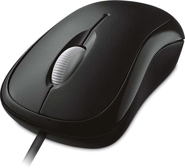 Мышь Microsoft Basic Optical Mouse v2.0 (черный) [P58-00059] - фото