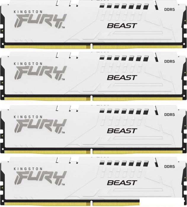 Оперативная память Kingston FURY Beast 4x32ГБ DDR5 5600 МГц KF556C40BWK4-128 - фото