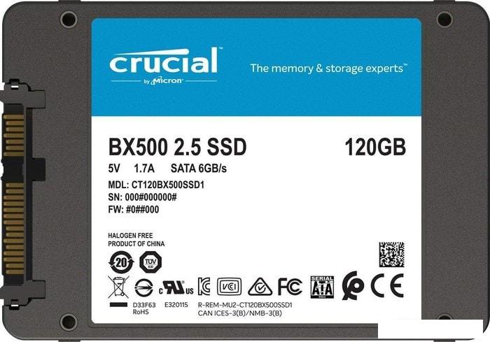 SSD Crucial BX500 240GB CT240BX500SSD1 - фото