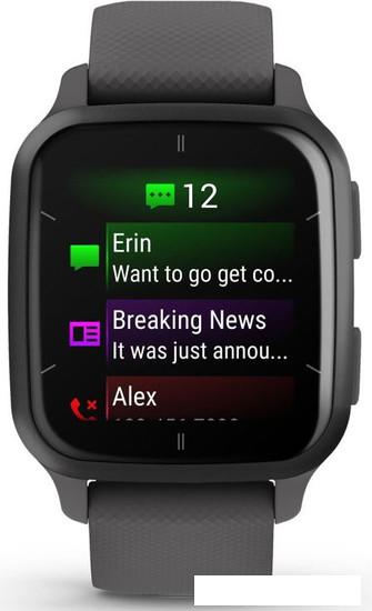 Умные часы Garmin Venu Sq 2 (темно-серый) - фото
