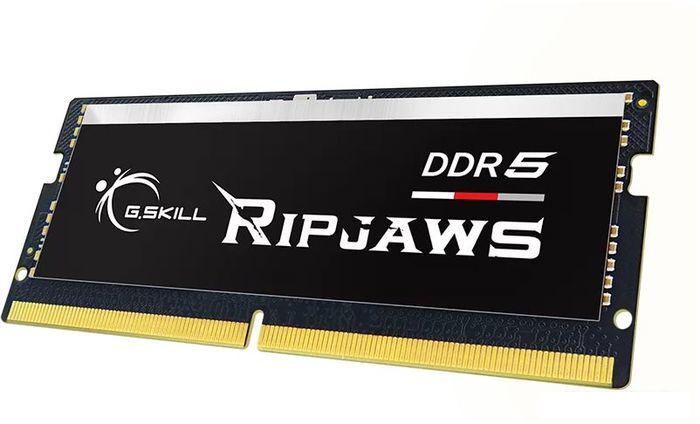 Оперативная память G.Skill Ripjaws 16ГБ DDR5 SODIMM 4800МГц F5-4800S4039A16GX1-RS - фото