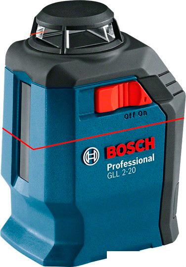 Лазерный нивелир Bosch GLL 2-20 Professional [0601063J00] - фото