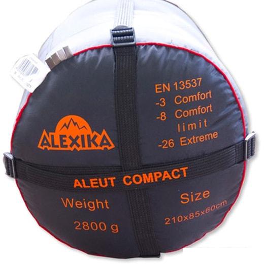 Спальный мешок AlexikA Aleut (оливковый, правая молния) - фото