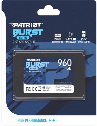 SSD Patriot Burst Elite 1.92TB PBE192TS25SSDR - фото