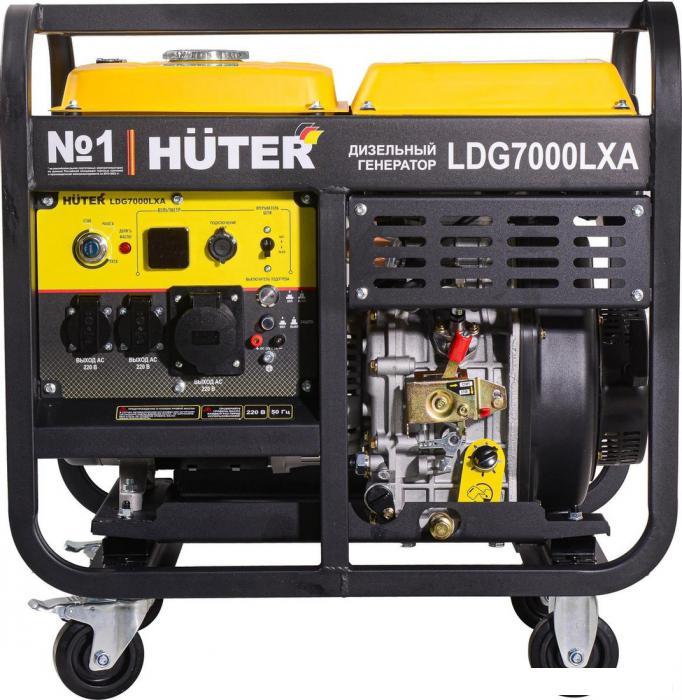 Дизельный генератор Huter LDG 7000LXА - фото