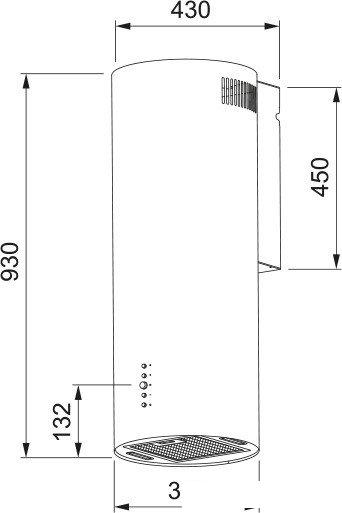 Кухонная вытяжка Franke Axis 35 WH 335.0706.919 - фото