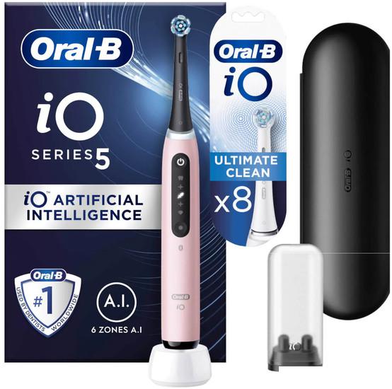 Электрическая зубная щетка Oral-B iO 5 (magnetic pink) - фото