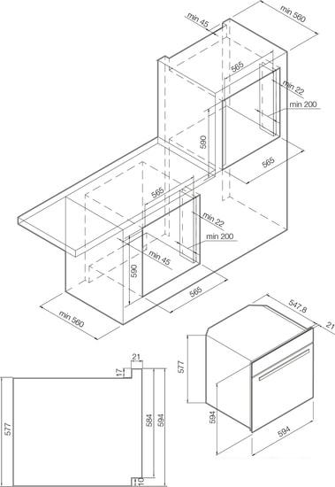 Электрический духовой шкаф Graude BK 60.2 EL - фото