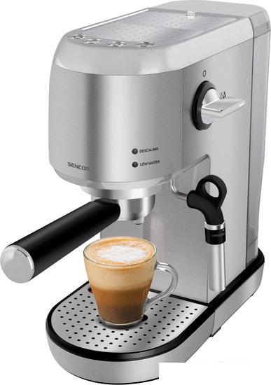 Рожковая помповая кофеварка Sencor SES 4900SS - фото