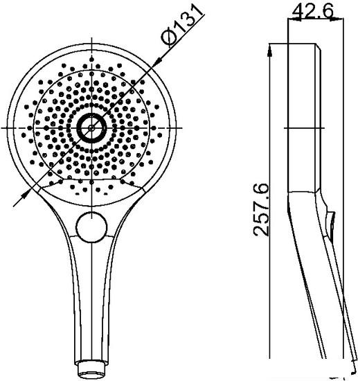 Душевая лейка Maxonor Pure Life PL19 - фото