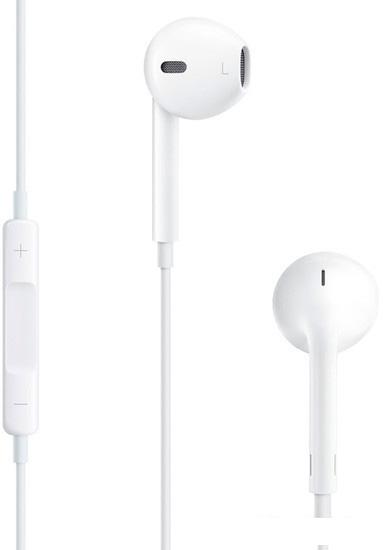 Наушники с микрофоном Apple EarPods with Remote and Mic (MD827) - фото