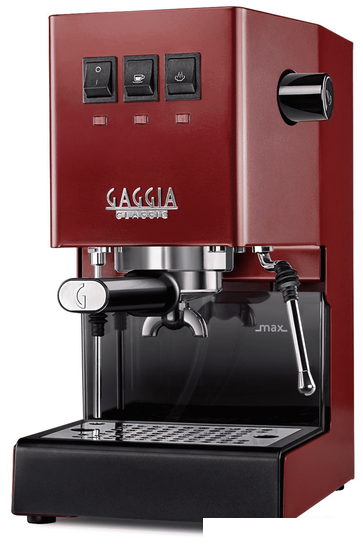 Рожковая помповая кофеварка Gaggia Classic Evo Red 9481/12 - фото