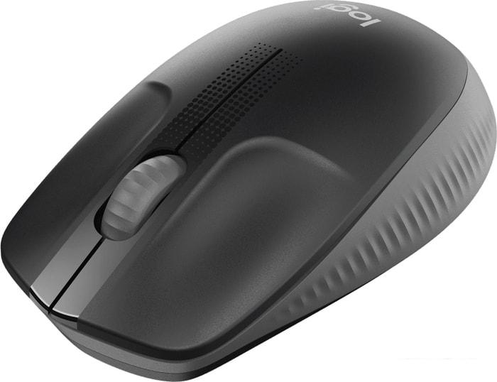 Мышь Logitech M190 (черный/темно-серый) - фото