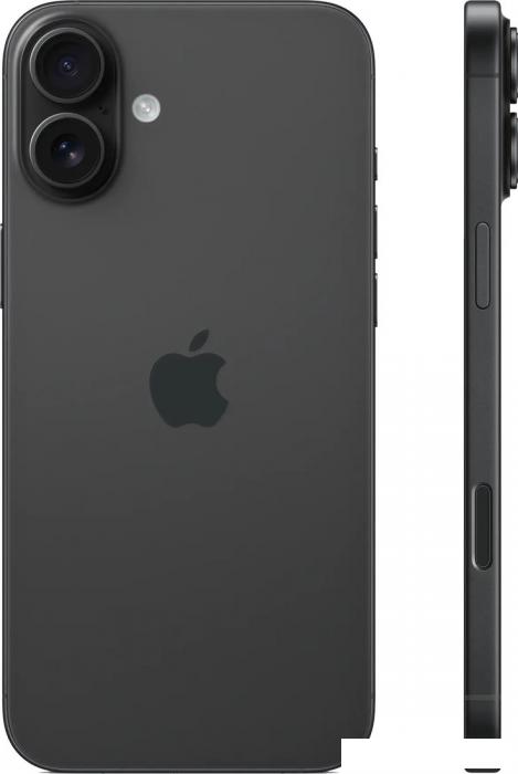 Смартфон Apple iPhone 16 Plus 128GB (черный) - фото