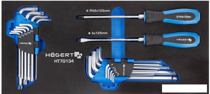 Набор ключей Hogert Technik HT7G134 (20 предметов) - фото