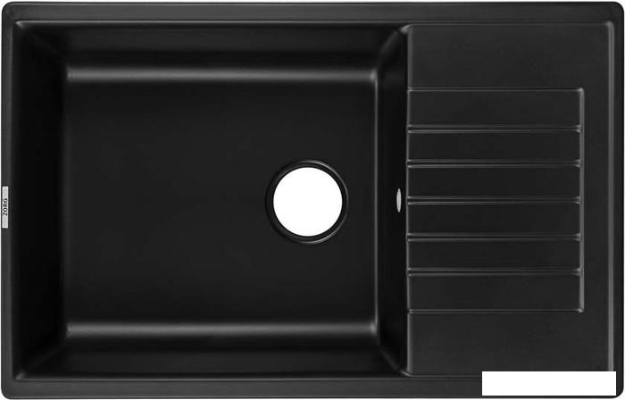 Кухонная мойка ZorG Dello 78 (черный оникс) - фото