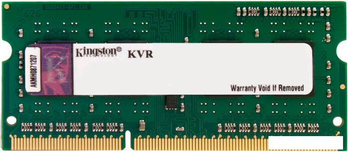Оперативная память Kingston ValueRAM 2GB DDR3 SO-DIMM PC3-12800 (KVR16S11S6/2) - фото