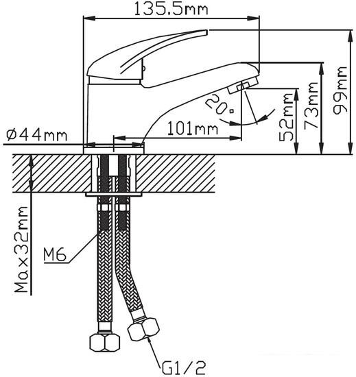 Смеситель Cronwil CD038-10 - фото