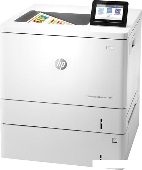 Принтер HP Color LaserJet Enterprise M555x - фото