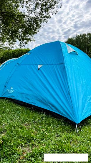 Треккинговая палатка Calviano Acamper Monsun 3 (бирюзовый) - фото