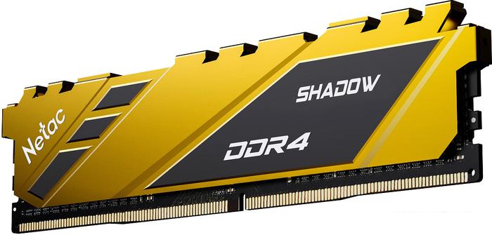 Оперативная память Netac Shadow 8ГБ DDR4 3200 МГц NTSDD4P32SP-08Y - фото