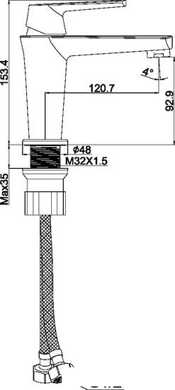 Смеситель Maxonor Pure Life PL1085 - фото