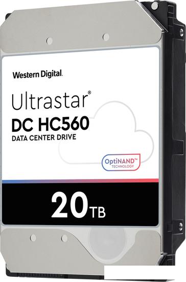 Жесткий диск WD Ultrastar DC HC560 Base SE 20TB WUH722020ALE6L4 - фото