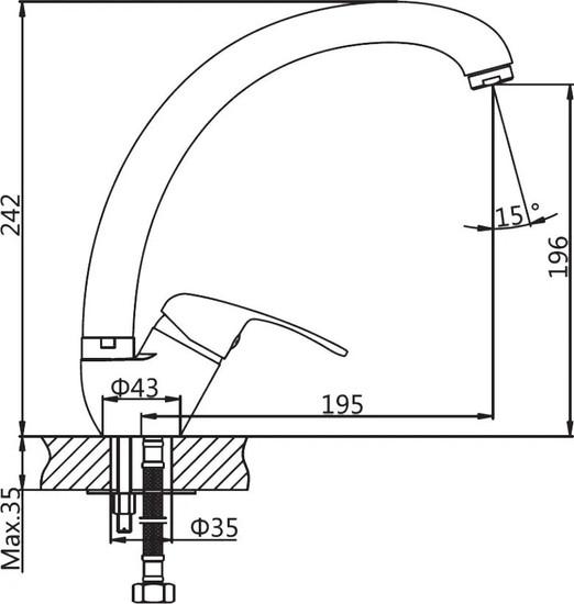 Смеситель AV Engineering AVZKN4-A267-647 - фото