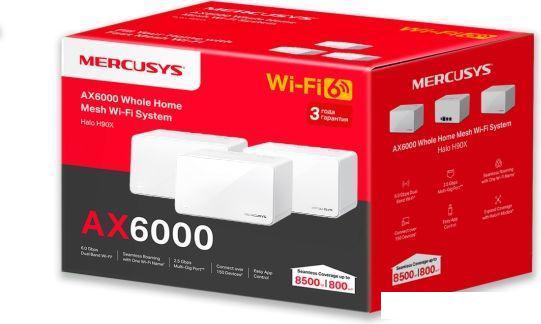 Wi-Fi система Mercusys Halo H90X (3-pack) - фото