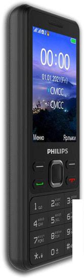 Мобильный телефон Philips Xenium E185 (черный) - фото