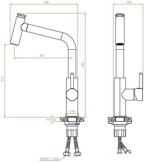 Смеситель Laveo Toro BAX 769D - фото