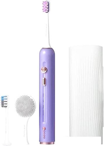 Электрическая зубная щетка Doctor B E5 (фиолетовый) - фото