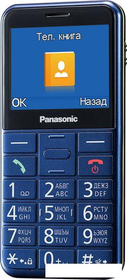 Мобильный телефон Panasonic KX-TU150RU (синий) - фото