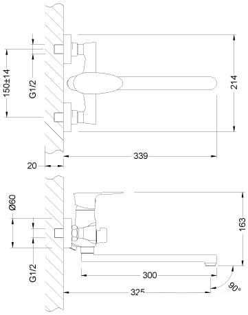 Смеситель Lemark Nero LM0251C - фото