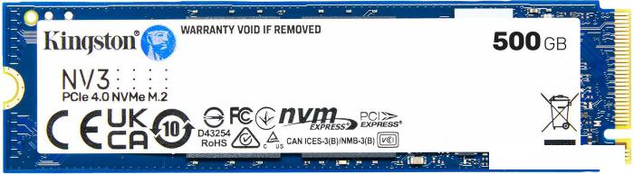 SSD Kingston NV3 500GB SNV3S/500G - фото