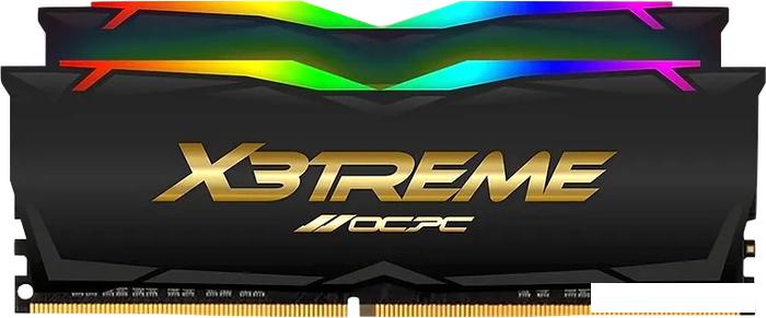 Оперативная память OCPC X3 RGB Black Label 2x32ГБ DDR4 3600 МГц MMX3A2K64GD436C18BL - фото