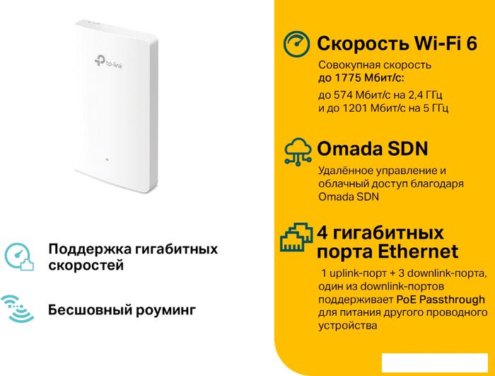 Точка доступа TP-Link EAP615-Wall - фото