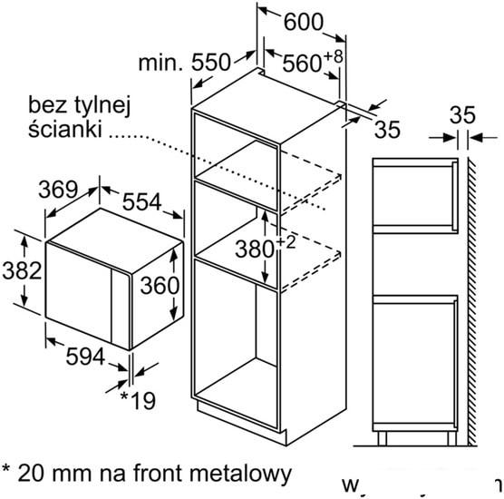 Микроволновая печь Bosch BFL553MS0 - фото