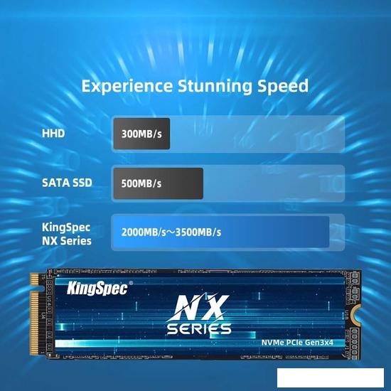 SSD KingSpec NX-128-2280 128GB - фото