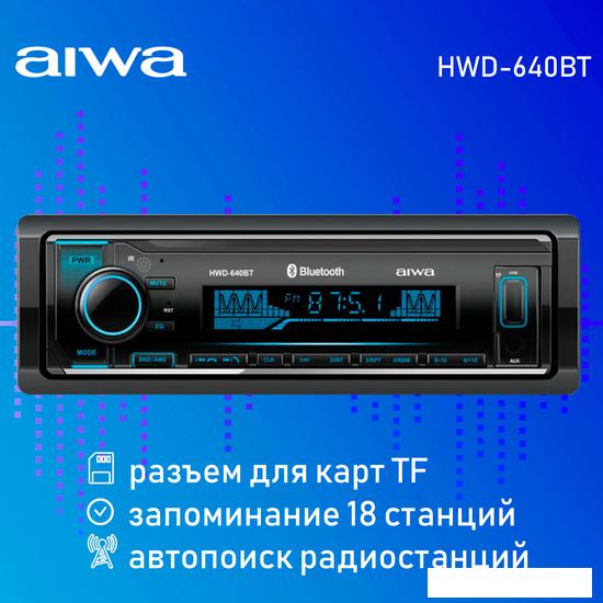 USB-магнитола Aiwa HWD-640BT - фото