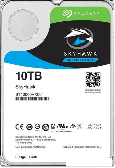 Жесткий диск Seagate SkyHawk AI 10TB ST10000VE000 - фото