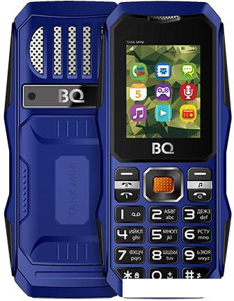 Мобильный телефон BQ-Mobile BQ-1842 Tank mini (синий) - фото