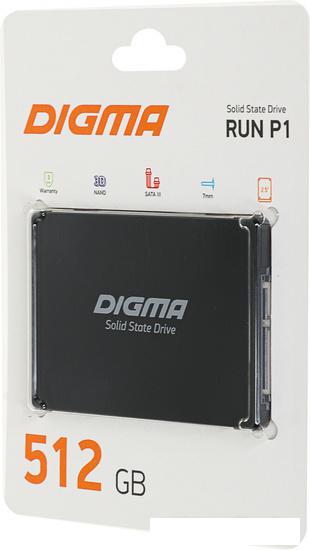 SSD Digma Run P1 512GB DGSR2512GP13T - фото