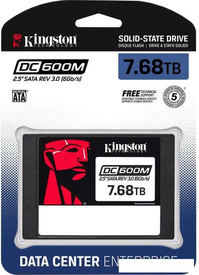 SSD Kingston DC600M 7.68TB SEDC600M/7680G - фото