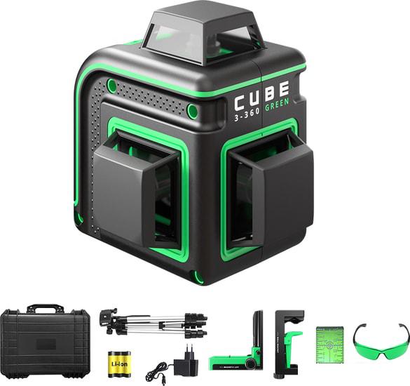Лазерный нивелир ADA Instruments Cube 3-360 Green Ultimate Edition A00569 - фото