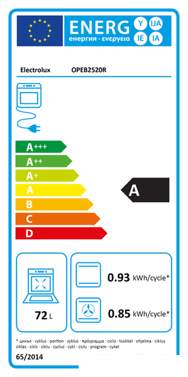 Духовой шкаф Electrolux OPEB2520R - фото